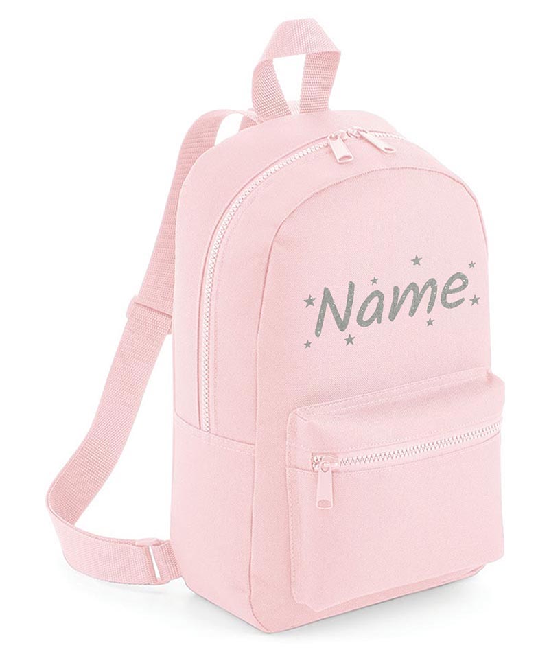 Personalised Girls Backpack Bag Mini School PE Club Nursery Any Name Rucksack