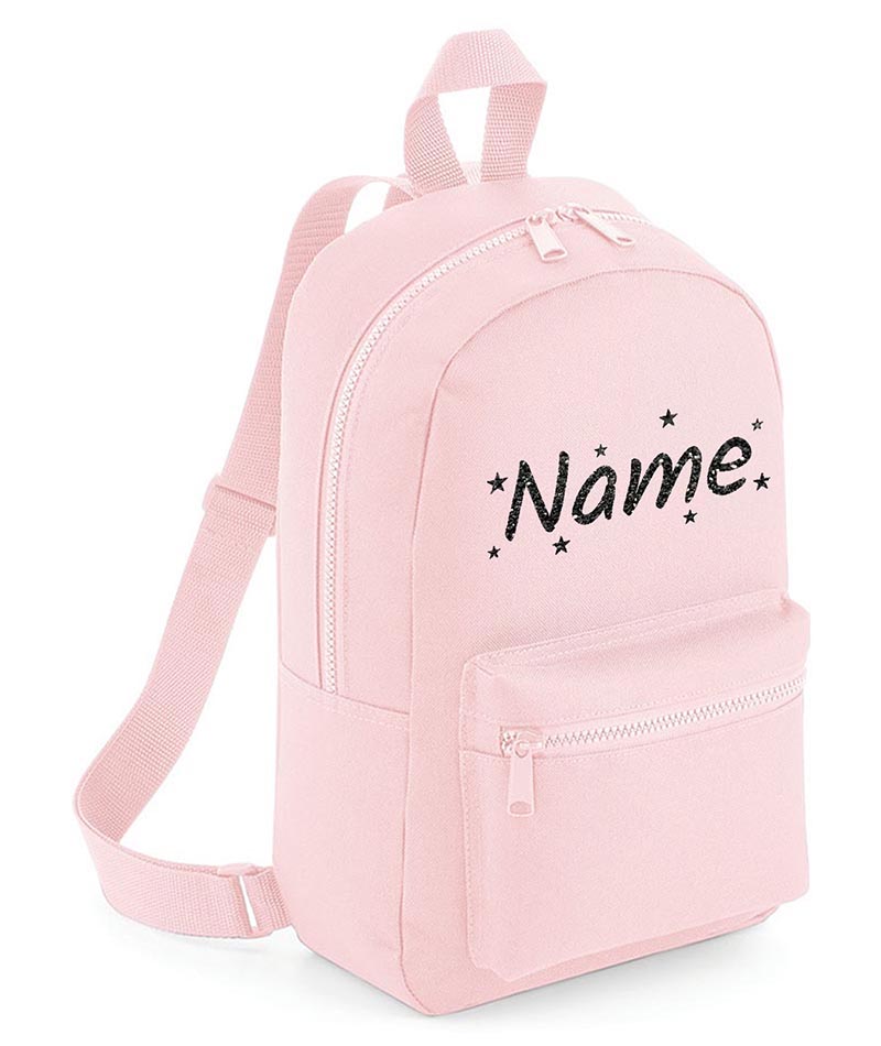 Personalised Girls Backpack Bag Mini School PE Club Nursery Any Name Rucksack