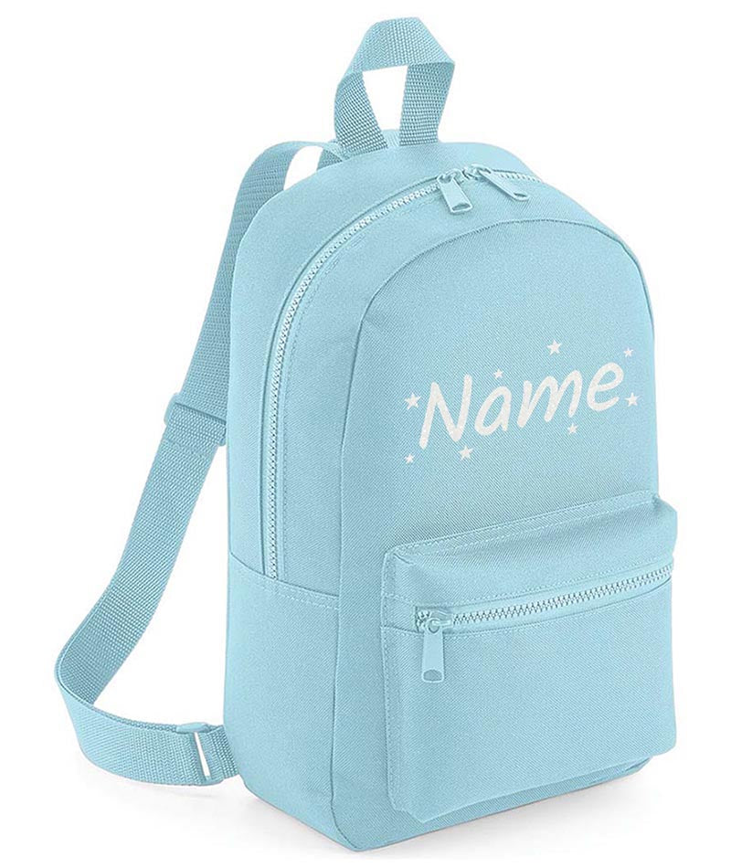 Personalised Girls Backpack Bag Mini School PE Club Nursery Any Name Rucksack