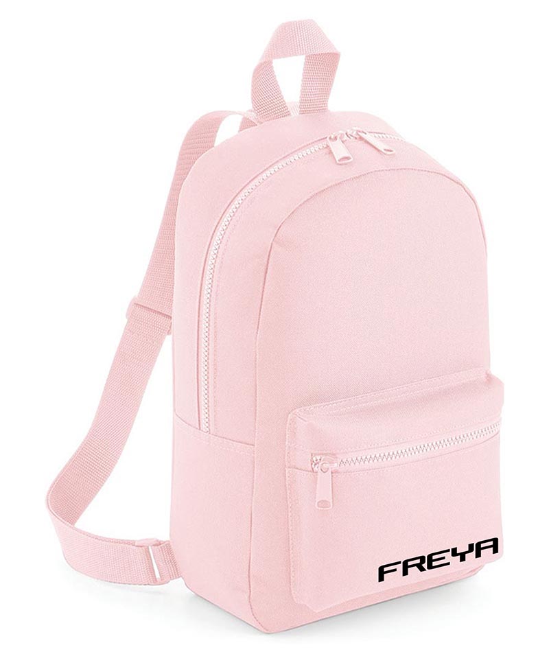 Personalised Girls Boys Backpack Bag Mini School PE Club Nursery Any Name Rucksack