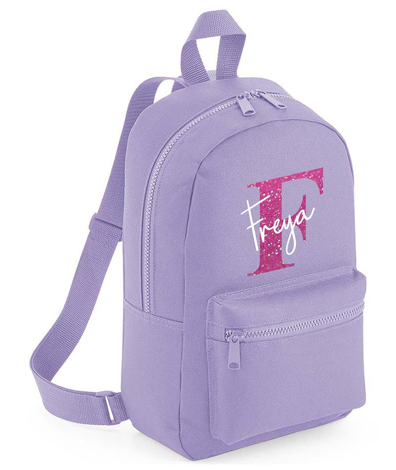 Personalised Girls Boys Backpack Bag Mini School PE Club Nursery Any Name Rucksack