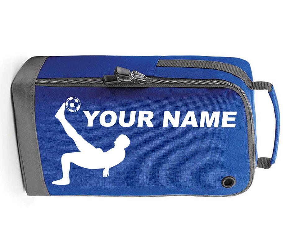 Personalised Any Name Children Boot Bag Boys Football Rugby Kids Sports PE Kit Bag