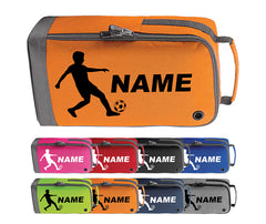 Personalised Any Name Children Football Player Boot Bag Boys Rugby Kids Sports PE Kit Bag