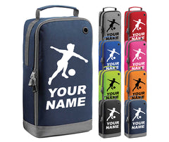 Personalised Any Name Children Football Player Boot Bag Boys Rugby Kids Sports PE Kit Bag