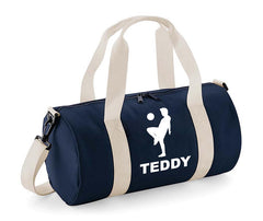 Personalised Football Player with Your Name School Gym Kit Kids Bag Gift Gym Essentials