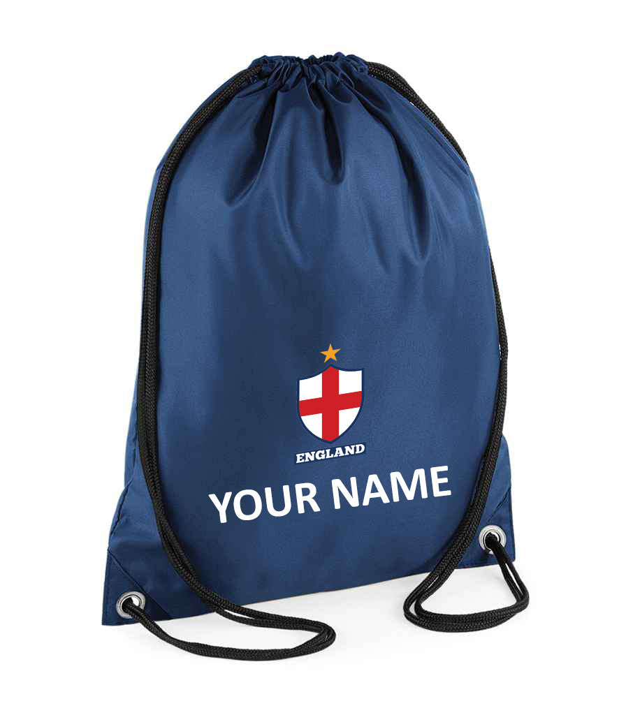 Children Personalised England Flag Badge Football Kits