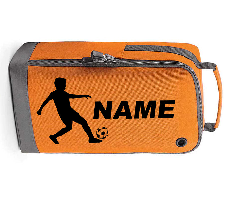 Personalised Any Name Children Football Player Boot Bag Boys Rugby Kids Sports PE Kit Bag