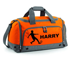 Personalised Football Holdall With Your Name Or Club Kids Boys Men Kit Bag