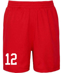 Personalised Wales Style Football Kits Customised Red Shirts and Shorts