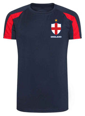 Childrens Personalised England Flag Badge Football Kits