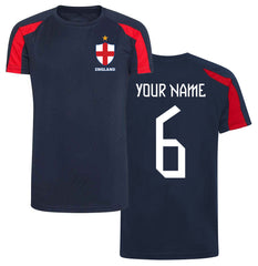 Childrens Personalised England Style Football Kits