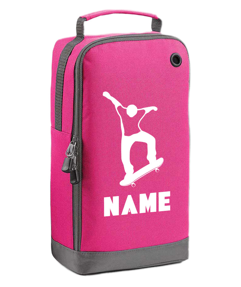 Personalised Any Name Skating Boot Bags Sports School Gym PE Accessories Kit Bag