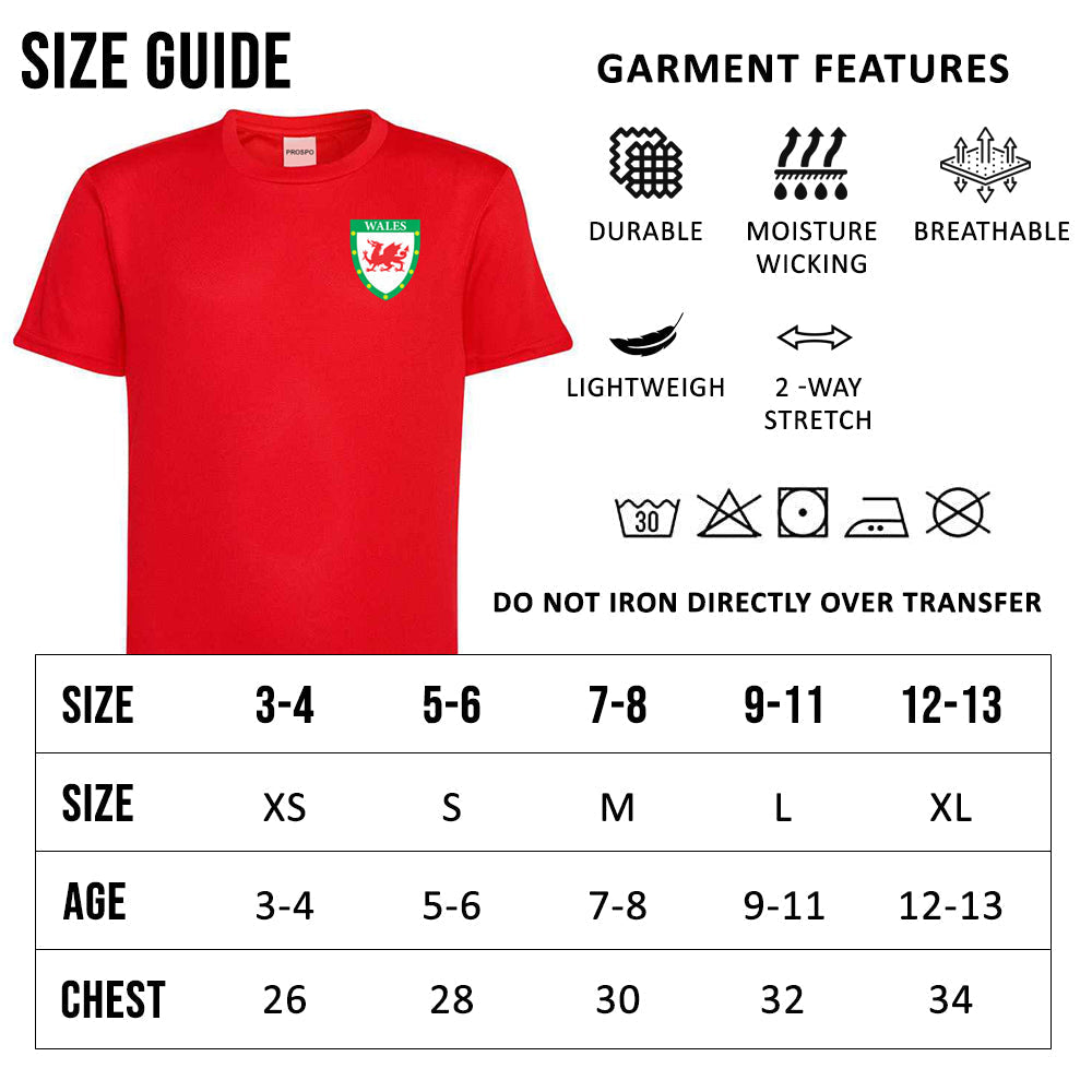 Personalised Wales Style Football Kits Custom Shirts Shorts and Socks