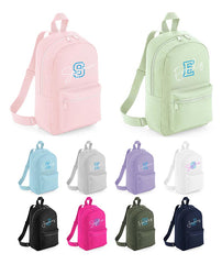 Personalised Girls Backpack Bag Mini School PE Club Nursery Any Name Rucksack