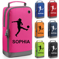 PROSPO PERSONALISED GIRLS FOOTBALL RUGBY BOOT BAG KIDS SPORTS FOOTY PE SHOE BAG